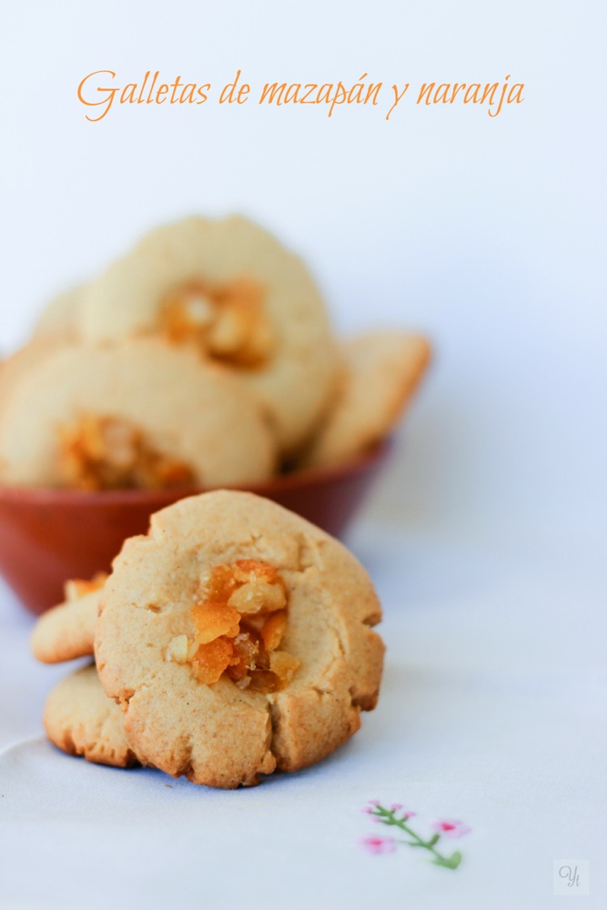 Galletas de mazapán y naranja