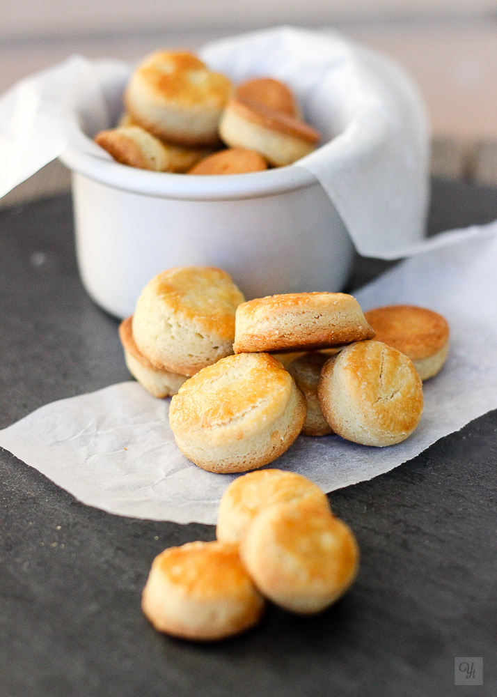 Galletas de queso azul