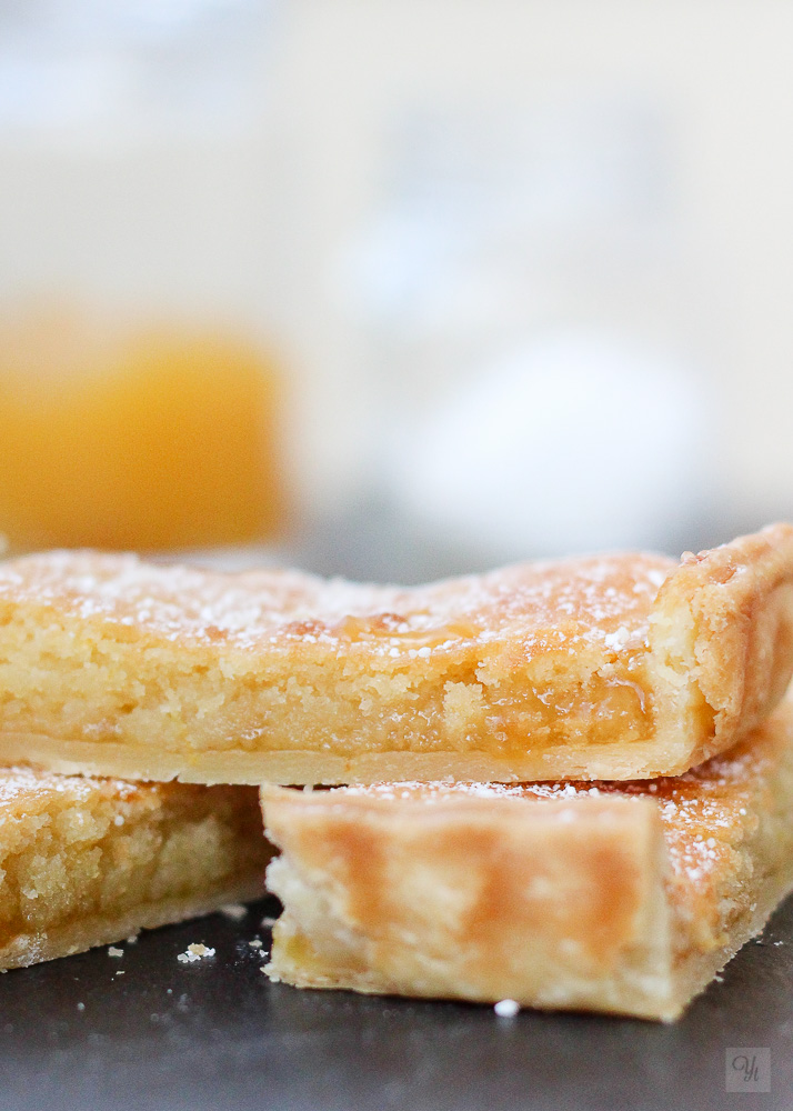 Tartaleta de frangipane de limón