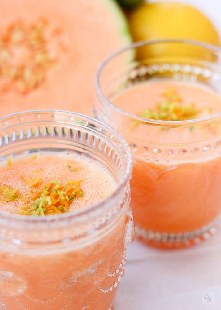 Batido de cantaloupe