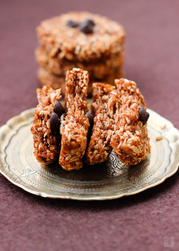 Galletas de calabaza y coco