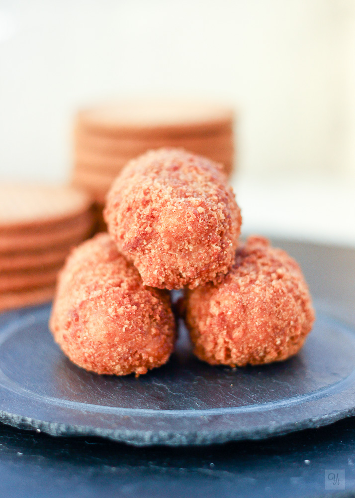 Croquetas de manzana y nueces