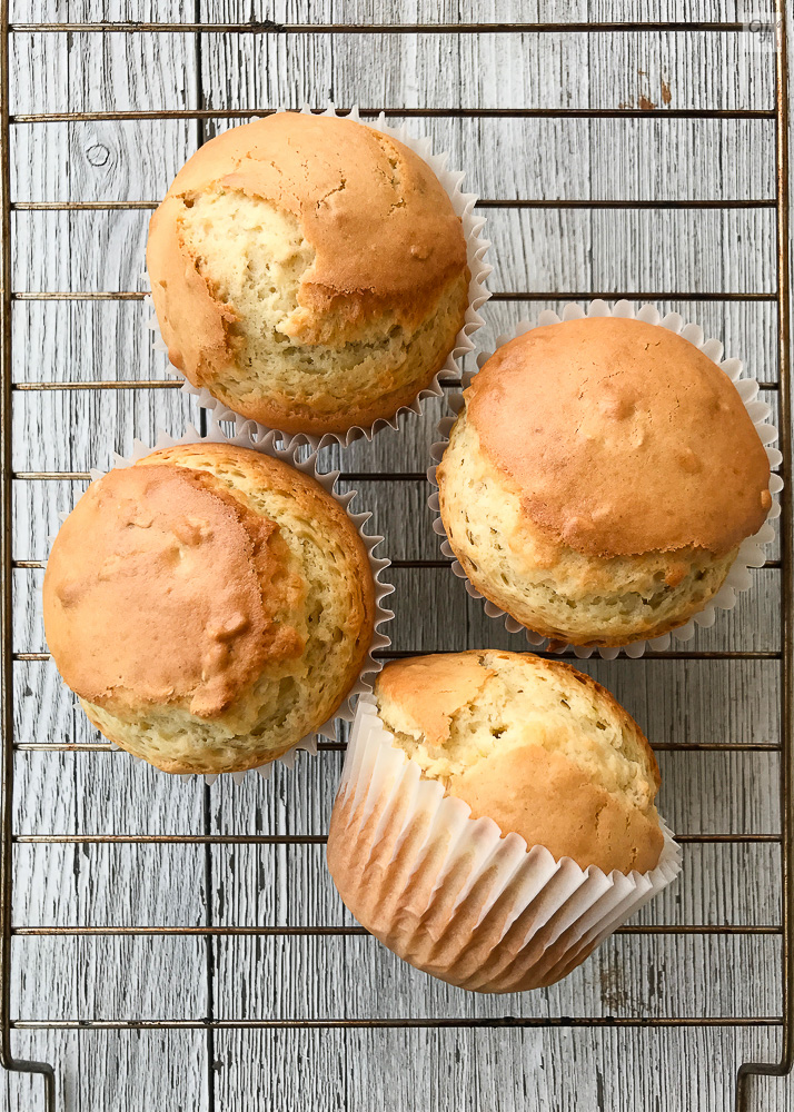 Muffins de yogur y avena