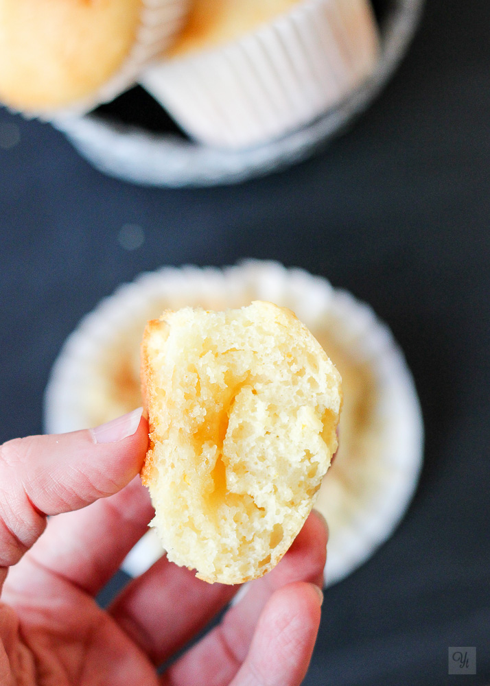 Bizcochitos naranja y lemon curd