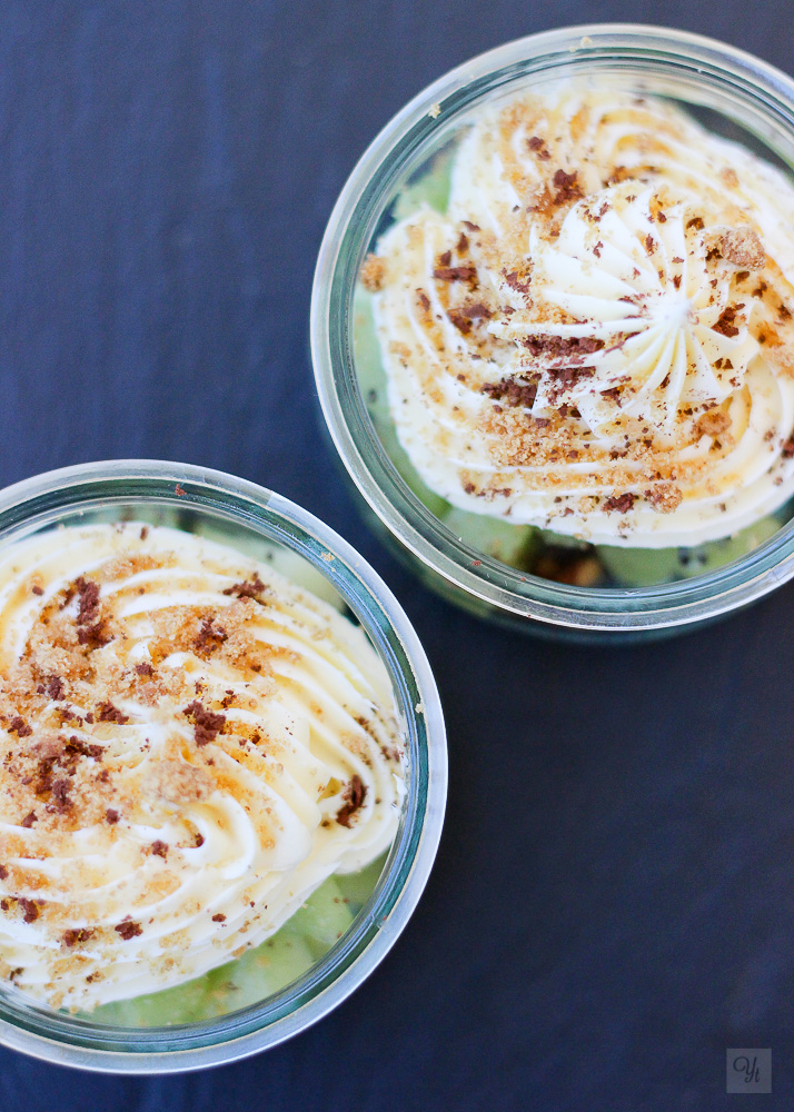 Vasitos kiwi mascarpone