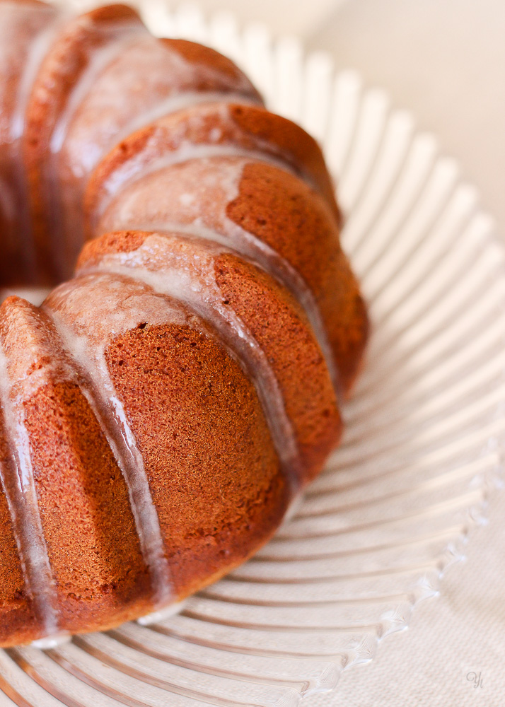 Bundt plátano jengibre canela