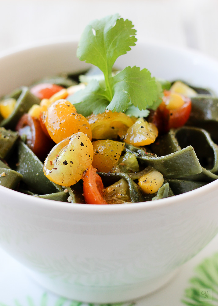 Pasta spirulina