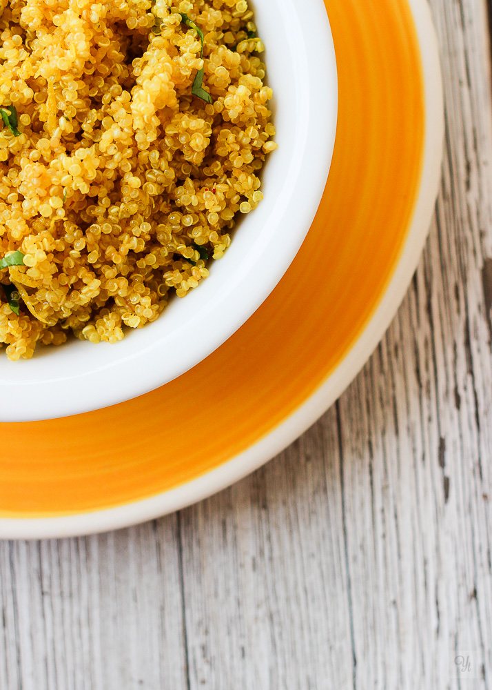 quinoa cúrcuma limón