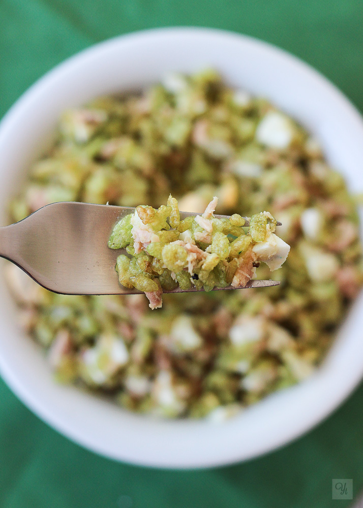 Ensalada de arroz verde de Vietnam