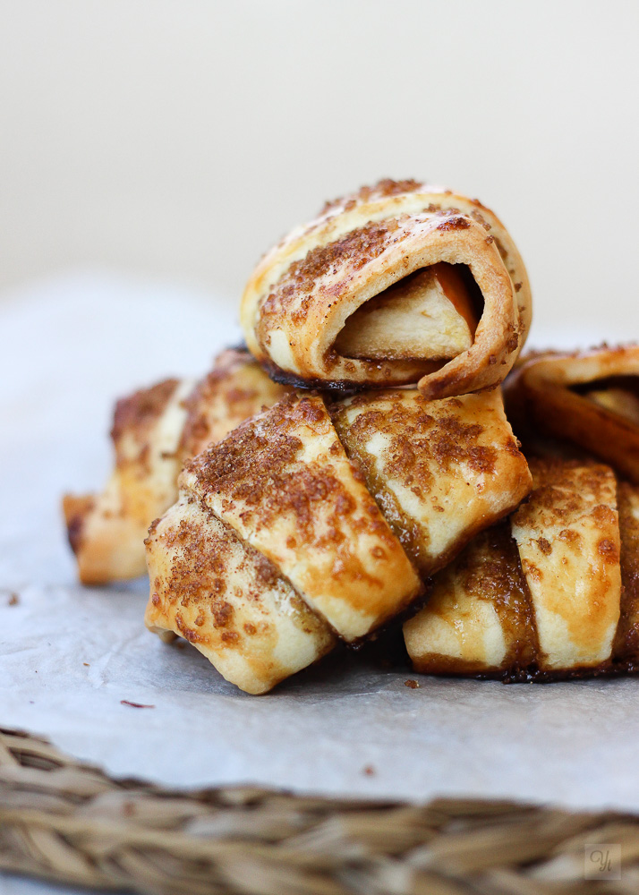 Receta de bocaditos de manzana y canela