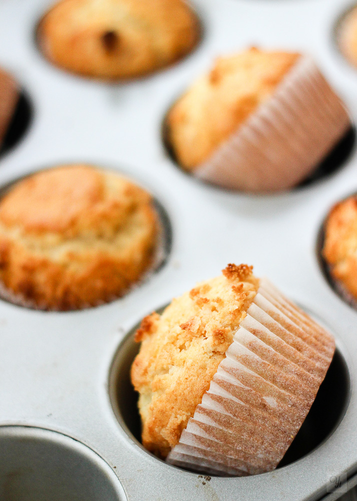 Muffins de mazapán y naranja