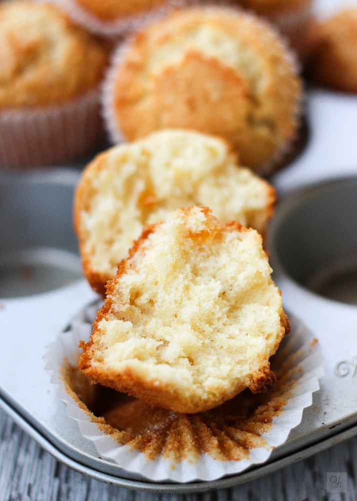 Muffins de mazapán y naranja