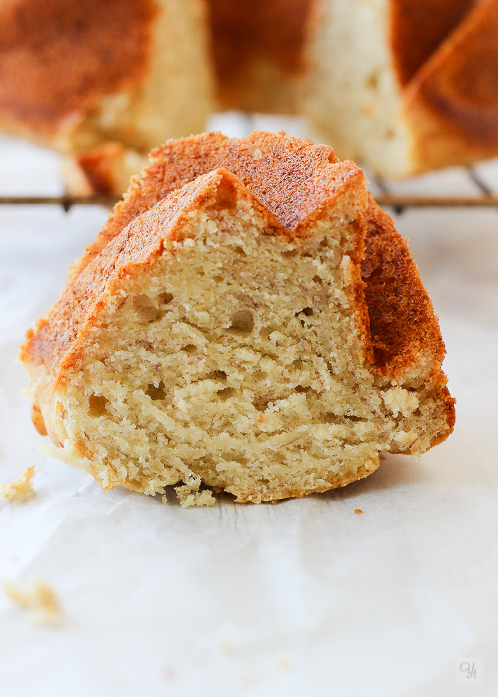 Bundt de plátano