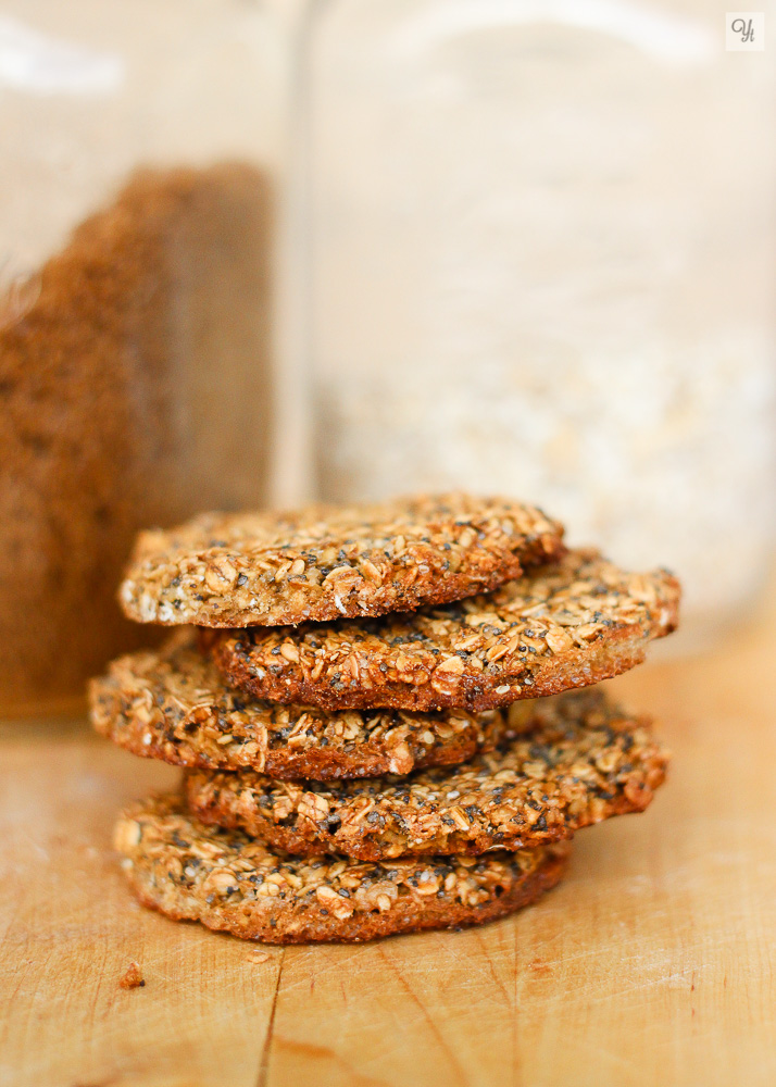 Galletas de avena y semillas