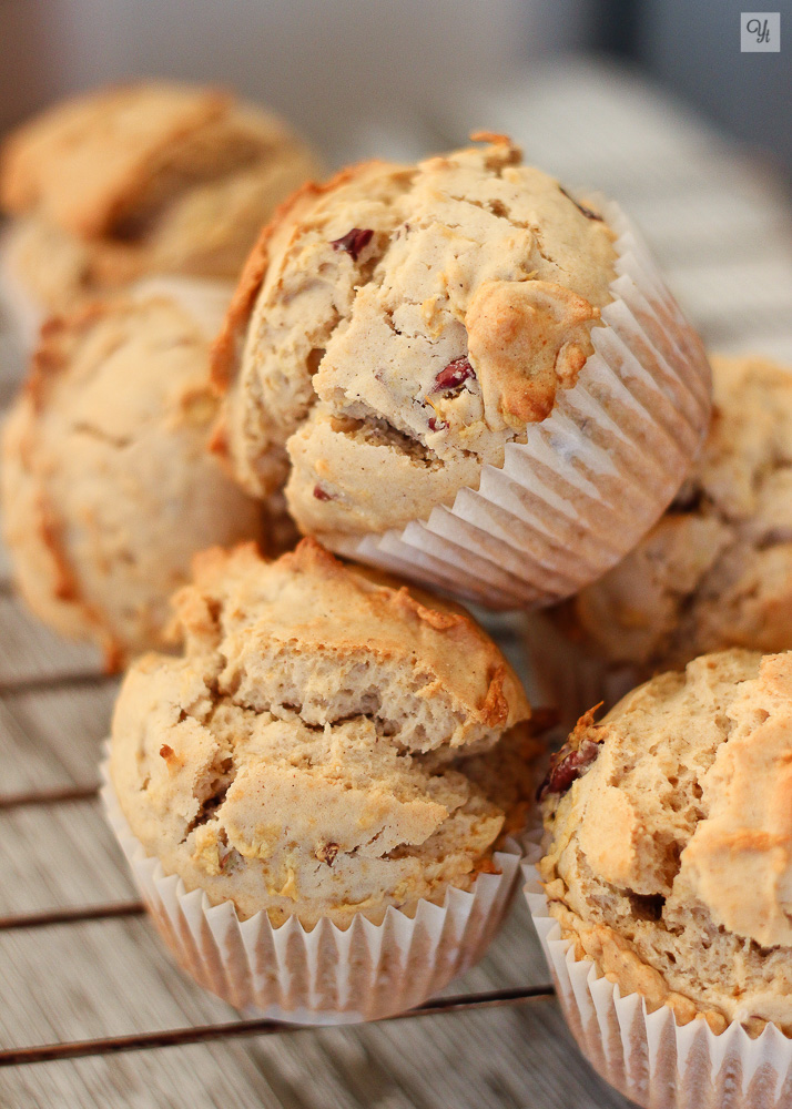 Muffins de manzana 