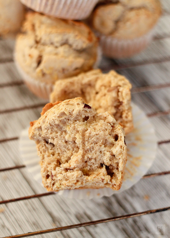 Muffins de manzana 