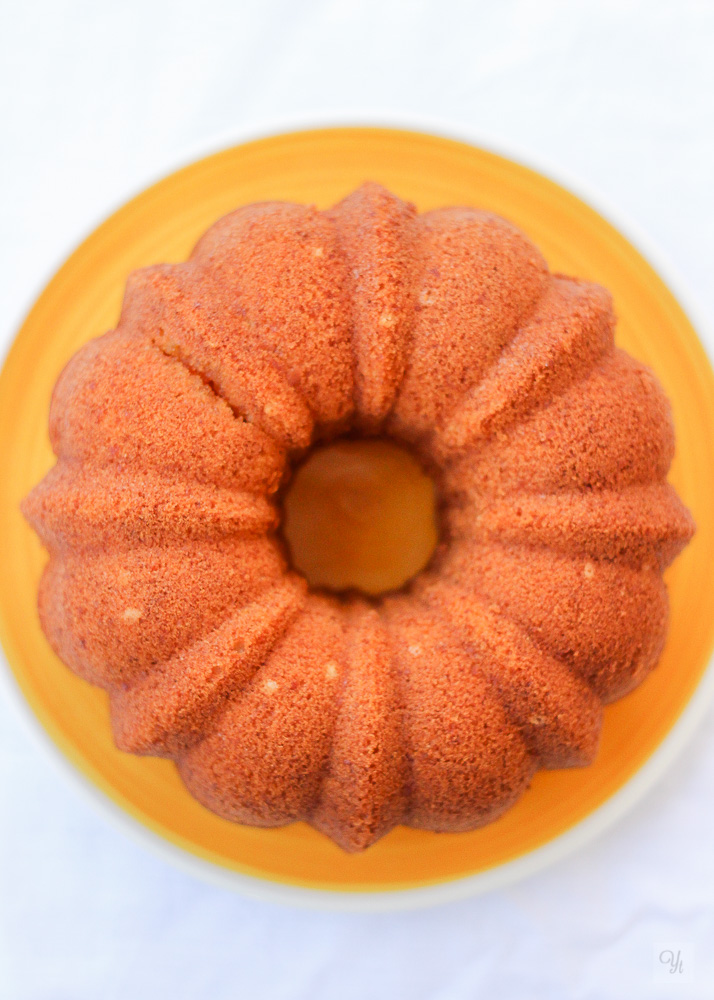 Bundt de mermelada de naranja