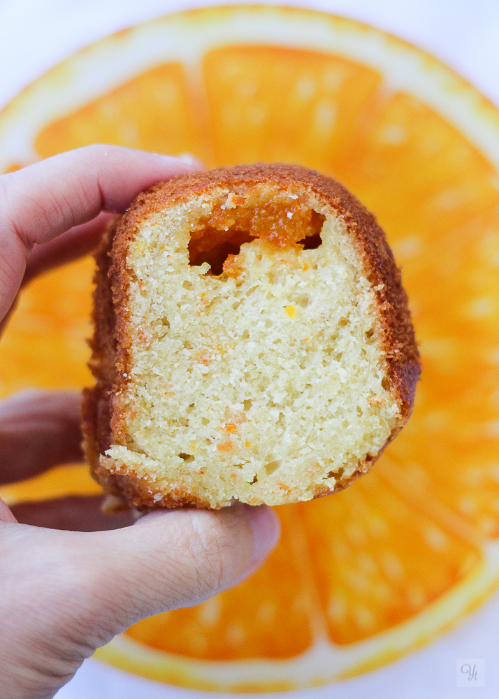 Bundt de mermelada de naranja