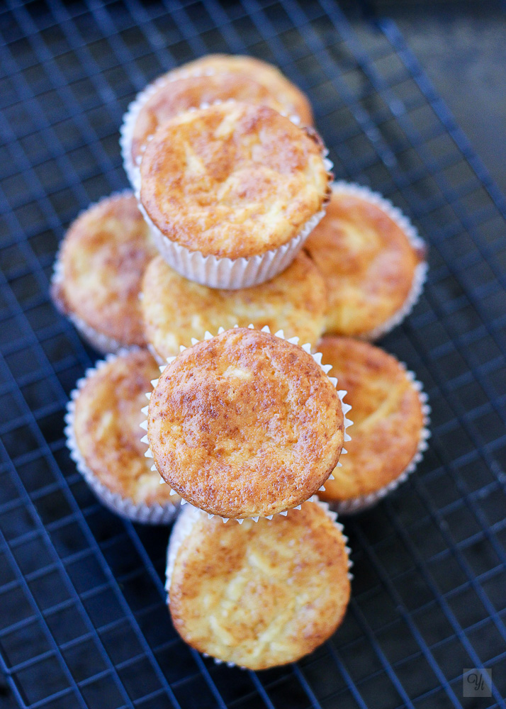 Bizcochitos de mascarpone y manzana