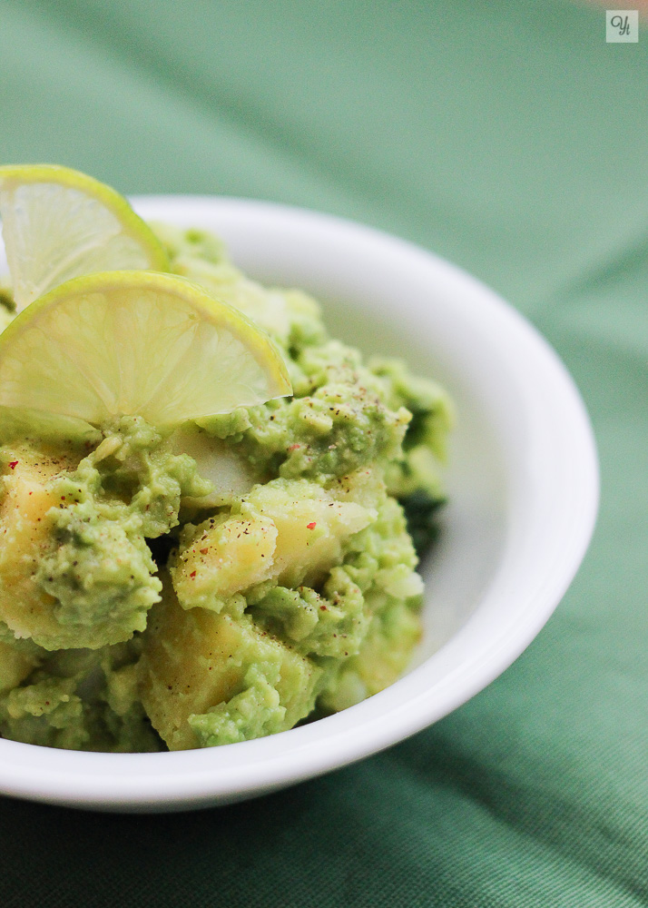 Ensalada de patata y aguacate