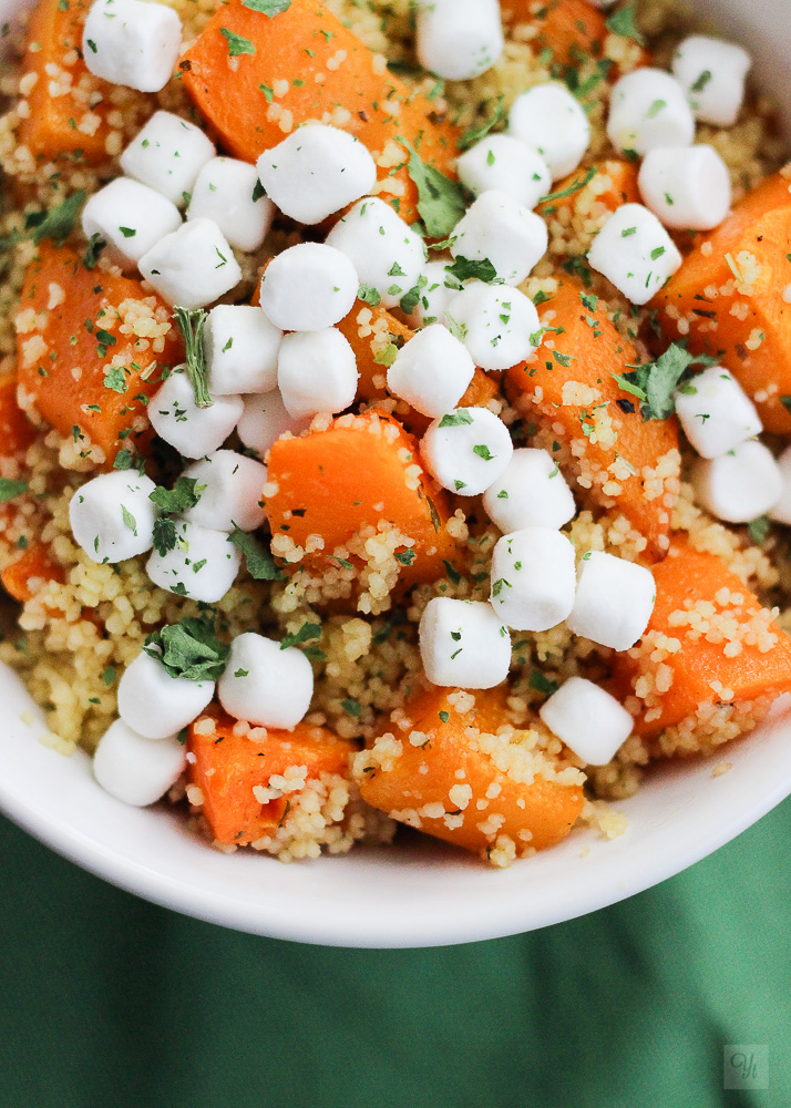 Couscous con calabaza y queso