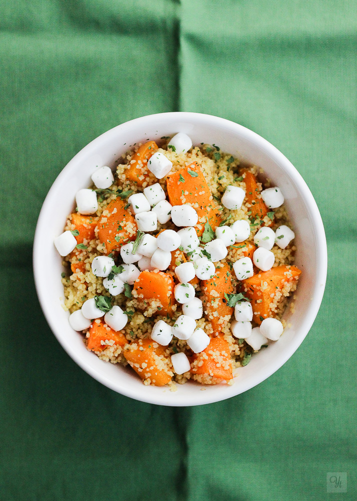 Couscous con calabaza y queso