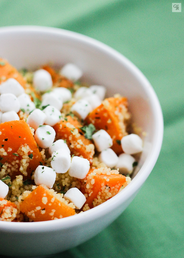 Couscous con calabaza y queso