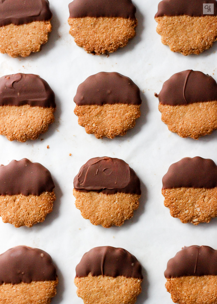 Galletas de almendra y sirope de arce