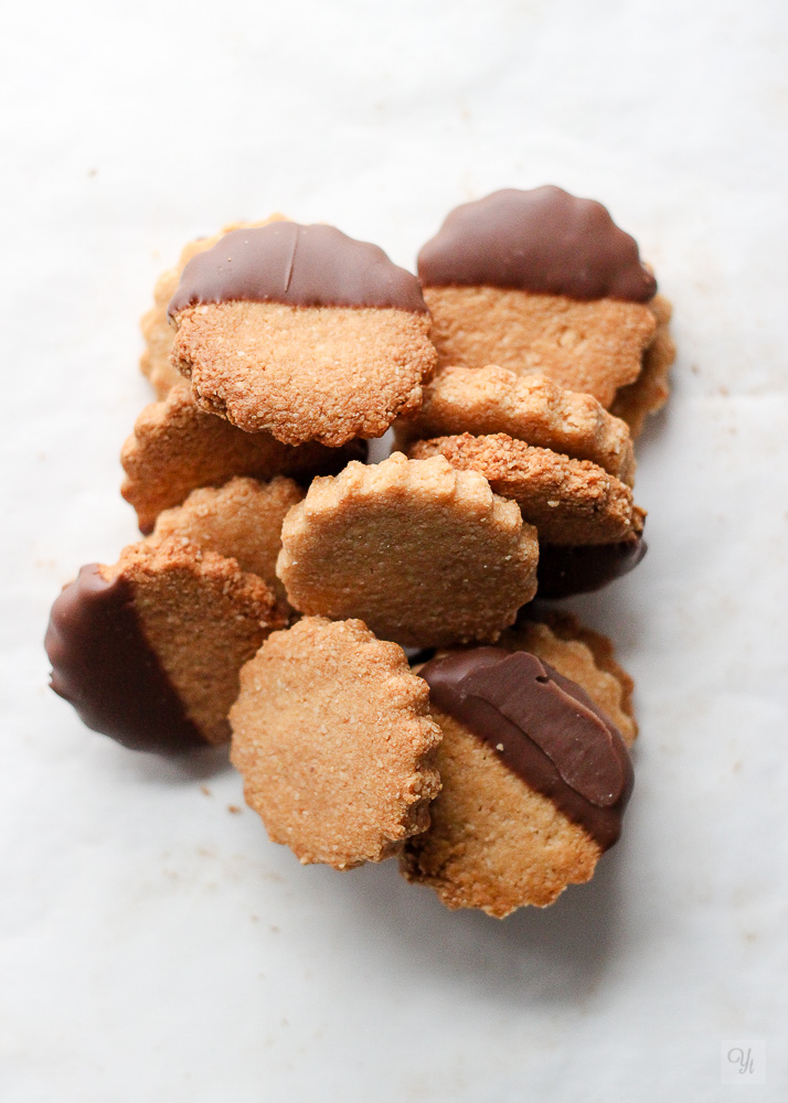 Galletas de almendra y sirope de arce