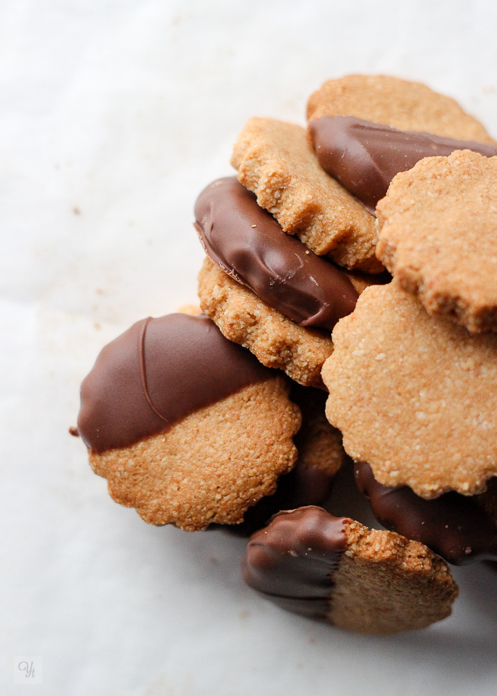 Galletas de almendra y sirope de arce